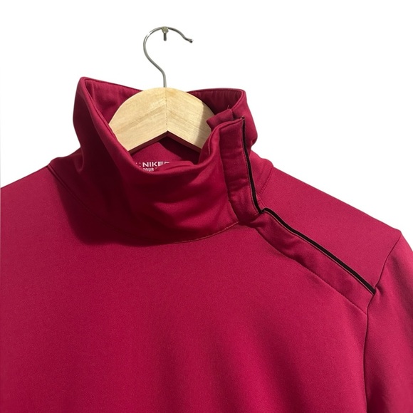 Nike Golf Performance Crimson Pullover with Button Detail Thumbhole Size Large - Picture 8 of 12